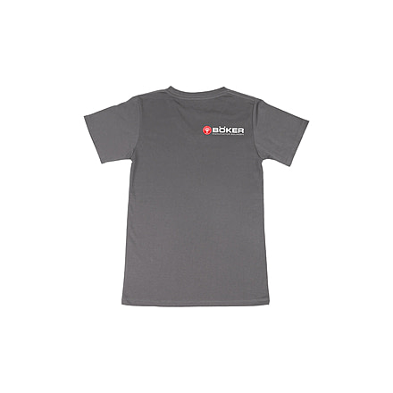 Boker USA Cotton T-Shirt,Charcoal Gray,Small 09SH001