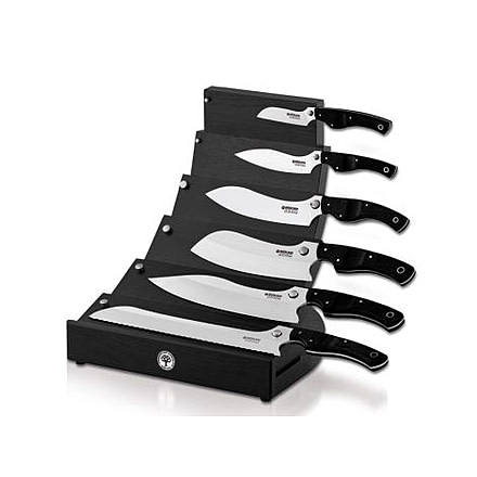 Boker USA Gorm Block Set Black Micarta Handle 130563SET