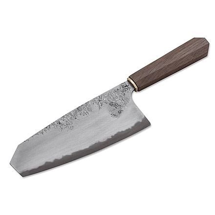 Boker USA Hohenmoorer Classic Vegetable Knife,8in 3 Layer Carbon Steel,Smoked German Oak Handle 03HM003