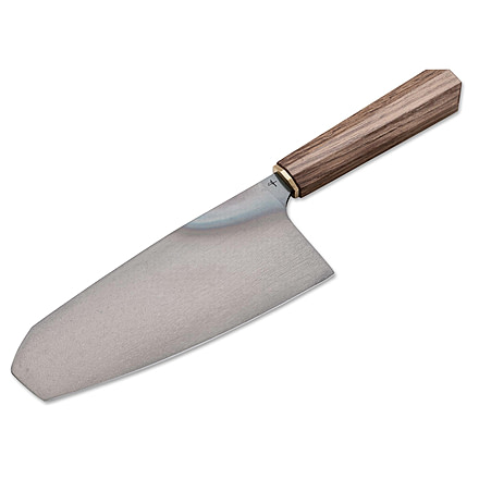 Boker USA Hohenmoorer Classic Vegetable Knife,8in Mono Carbon C100Cr6 Steel,Smoked German Oak Handle 03HM006