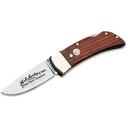 Boker USA Justin Gents Rosewood Knife, Brown, Small, 111004JU