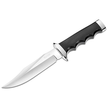 Boker USA Magnum Bowie Fg Fixed Blade Knife w/ Leather Sheath 02MB027