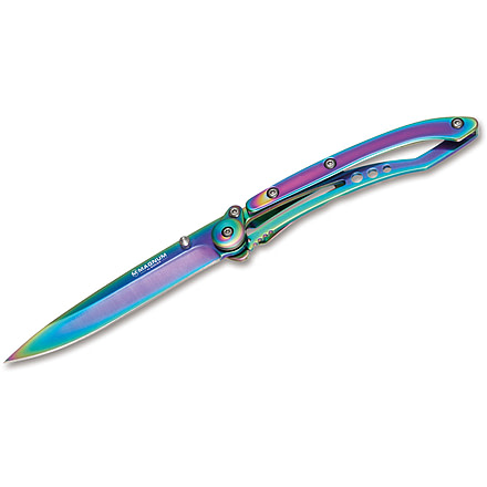 Boker USA Magnum Dejavu Rainbow Knife, Multicolored, Small, 01RY271