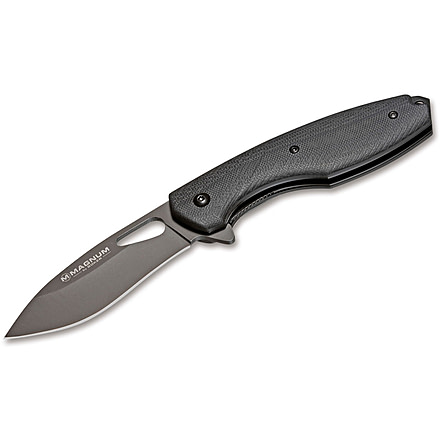 Boker USA Magnum Gurung Folder Knife, Black, Small, 01RY317