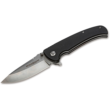 Boker USA Magnum No Compromise Knife, Black, Small, 01RY057