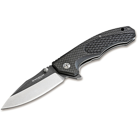 Boker USA Magnum Omen Knife, Black, Small, 01SC057