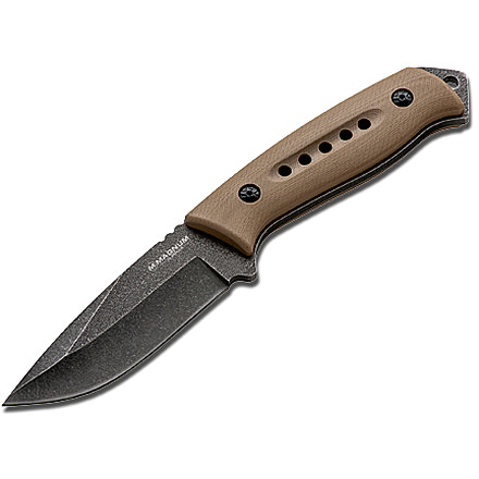 Boker USA Magnum Sierra Foxtrot II Fixed Blade Knife,4.13in 440 Stainless Steel Blade,G10 Handle 02SC157