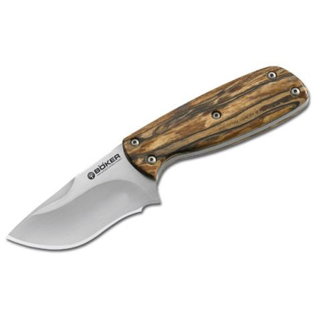 Boker USA Minx Fixed Blade Knife w/ Leather Sheath 120617