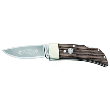 Boker USA Oak Series Gents Knife Folding Knife,1.75in,Drop Point,Brown,Oak Handle, 111007OT