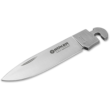 Boker USA Optima Drop Point Blade Knife, Stainless, Small, 119014
