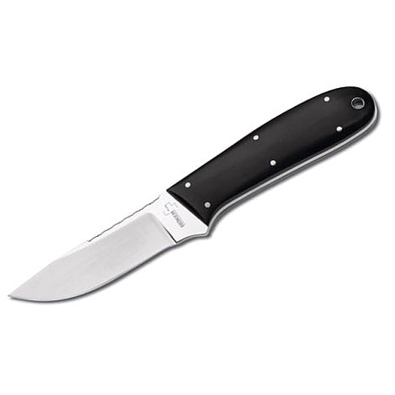 Boker USA Plus Dozier Anchorage Pro Skinner Fixed Blade Hunting Knife w/ Leather Sheath 02BO250