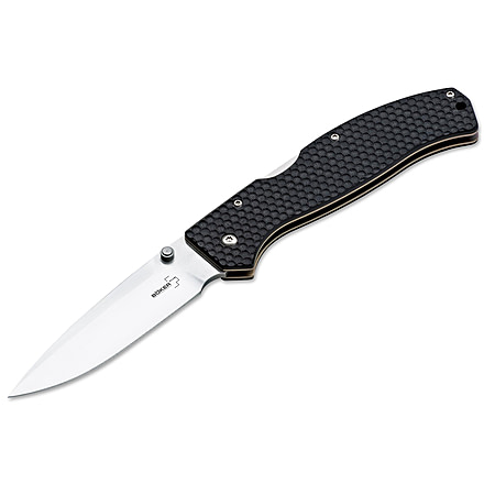 Boker USA Plus Honeycomb Folding Knife,3.625in 440C Steel Blade,Black G10 Handle 01BO189