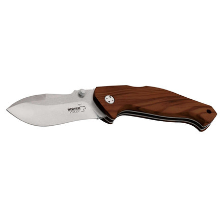 Boker USA Plus Jens Anso Mojo Folding Knife,3.54in N690 Steel Blade,Cocobolo Handle 01BO308