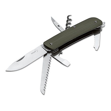 Plus Tech-Tool City 6 2.8In Multi-Tool Knife, Black