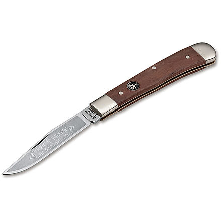 Boker USA Trapper Plum Wood C75 Knife, Brown, Small, 112585