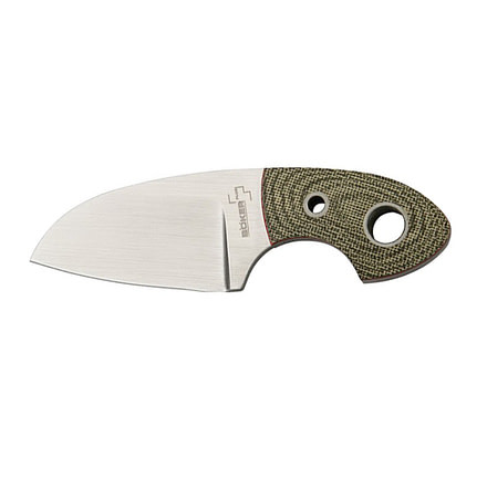 Boker USA Vox Gnome Fixed Blade Knife,2in 12C27,Canvas Micarta,Clam Pack B-02BO270C