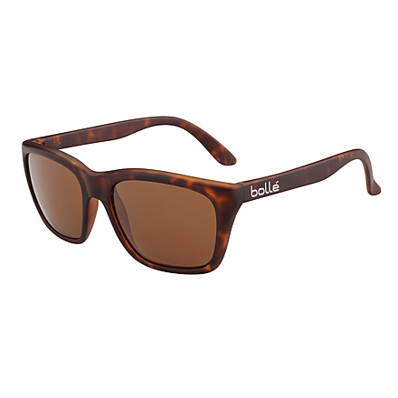 Bolle 527 Sunglasses,Matte Tortoise Frame,TLB Dark Square Lens 12060