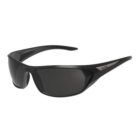 Bolle Blacktail Sunglasses, Shiny Black/Black Frame, TNS Lens, 12027