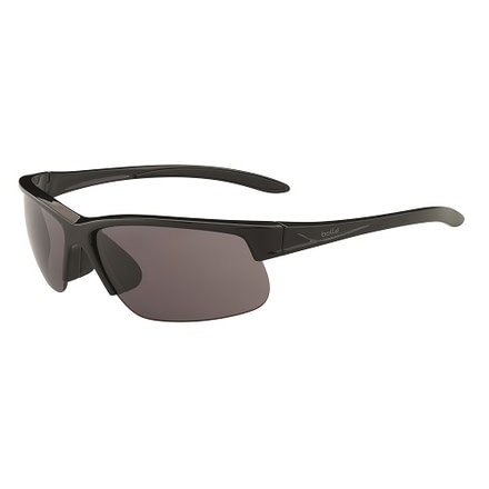 Bolle Breaker Sunglasses, Shiny Black Frame, TNS Lens, 12106