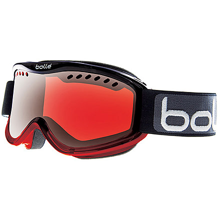 Bolle Carve Goggles, Black/Red Fade Frame, Vermillon Gun Lens 20782