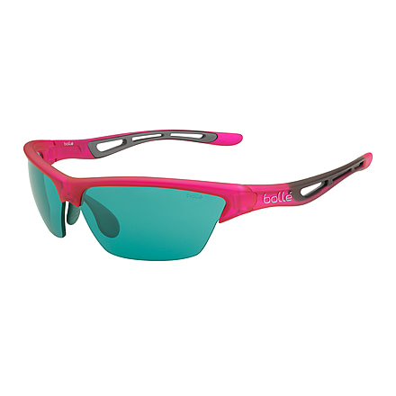 Bolle Tempest Sunglasses,Crystal Pink Frame,CompetiVision Gun Oleo AF Lens,12015