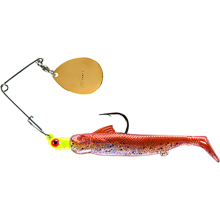 Bomber Drumbeater Spinnerbait, 1/4oz, Chart/New Penny, BSWDB217