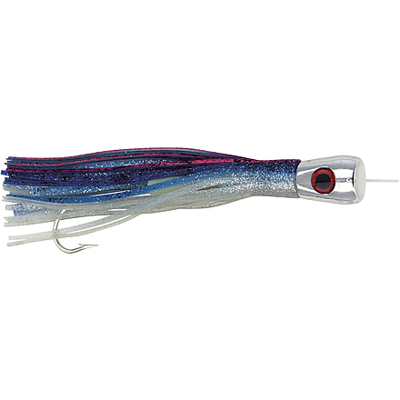 Boone Bait Hoo Lili Conical Head Rigged Trolling Lure, 7in, Blue/Silver/Pink, 61105