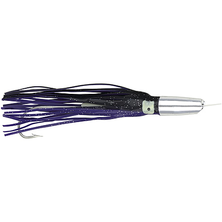 Boone Bait Mahi Jet Rigged Trolling Lure, 6-1/2in, 6/0 Hook, Purple/Black, 62104