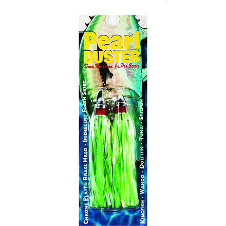 Boone Bait Pearl Duster, 3in, Chartreuse Pearl, 2/Pack, 642