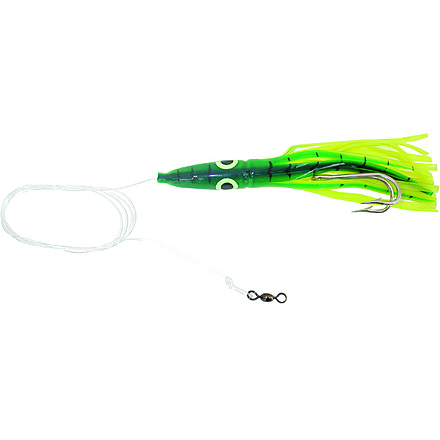 Boone Bait Tuna Eyes Rigged Trolling Lure, 6 1/2in, Dolphin, 57601
