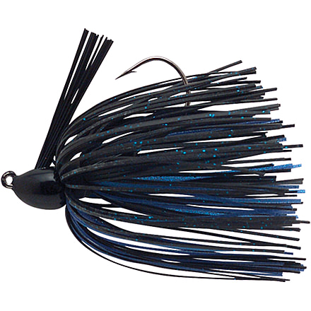 Booyah Baby Boo Jig, 5/16 oz, Sinking, Black/Black Blue, BYBBJ5604