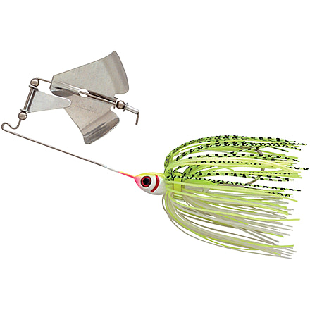 Booyah Buzz Bait, 1/2oz, White/Chart Shad, BYB12606