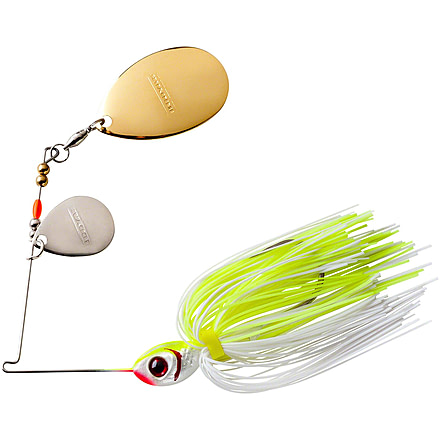 Booyah Colorado Indiana Spinnerbait, 3/8oz, White Chartreuse, BYBCI38616