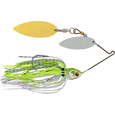 Booyah Covert Finesse Spinnerbait, Double Willow Blade, 1/2oz, 4in, Jc Special, BYCVF12NGW726