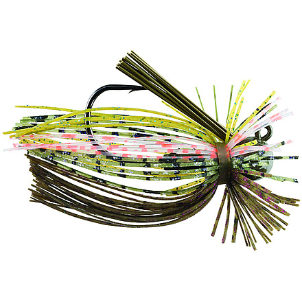 Booyah Finance Jig, 3/8 oz, 3/0 Hook, 2/Pack, Wild Card, BYFNJ3862