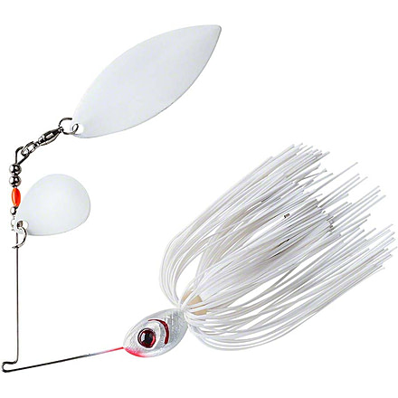 Booyah Glow Blade Spinnerbait, 3/8oz, Snow White, BYGBT38615