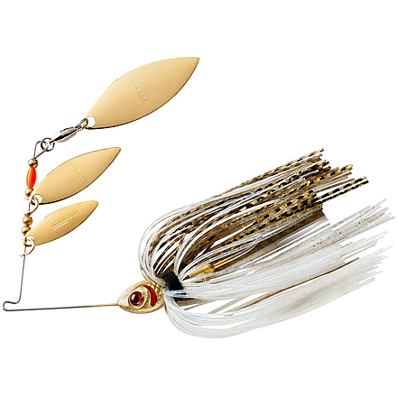 Booyah Mini Shad Spinnerbait,  3/16oz, Gold Golden Shiner, BYMS36611