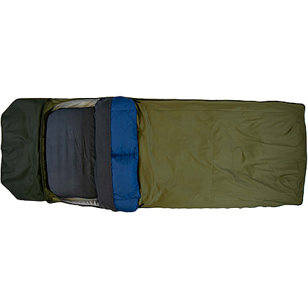 Born Outdoor Badger Bed 25 Baja Bundle, Multi Moss Green/Blue, Medium, BO-BB-25-QD-BL-BD