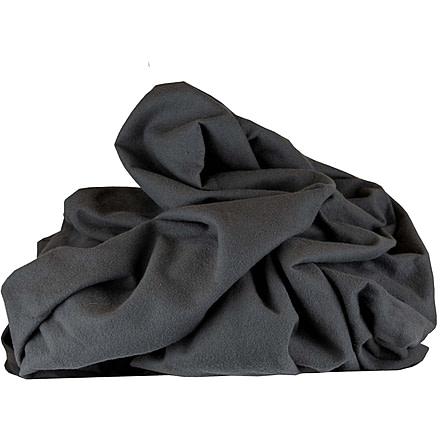 Born Outdoor Cascade Flannel Sheet, Ebony, Large, BO-SF-EB-30