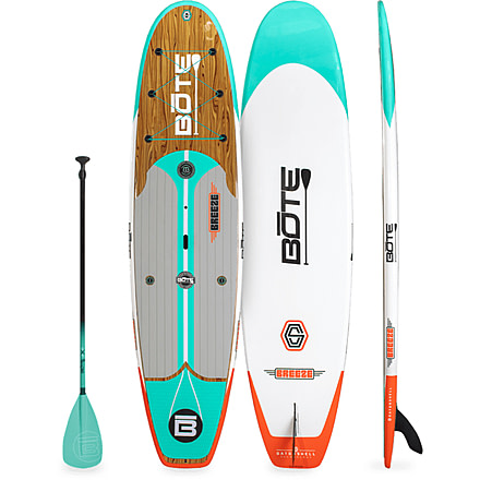 Bote Breeze 10 ft 6 in Cypress Paddle Board, Classic Cypress, 106BR22CL-GS