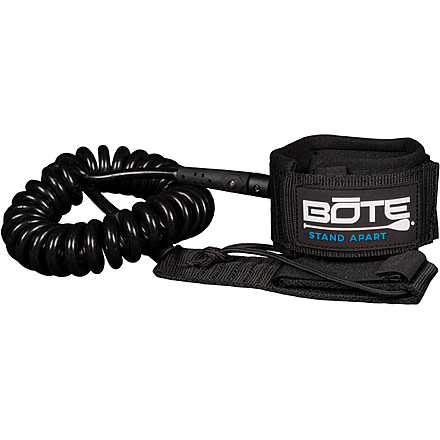 Bote Coiled Leash, Black, BLSH10