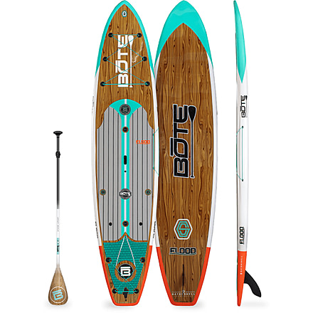 Bote Flood 12 ft Cypress Paddle Board, Classic, 120FL22CL-GS