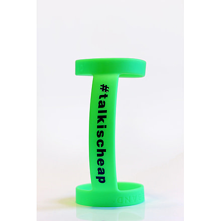 Bottle Band Talk is Cheap -Green/ Black
