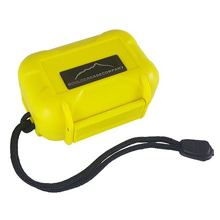 Boulder Case Company J500 Dry Box, Yellow, Yellow, High Impact Abs Plastic, Lifetime Warranty, BOL-06751