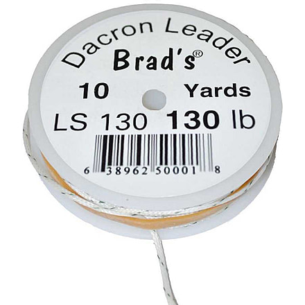 Brads Braided Dacron Leader 130lb 10yd, LS130