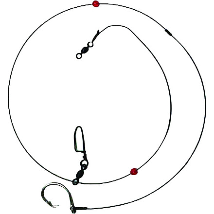 Breakaway Redfish Rig 12/0 Circle Fish Finder Steel Leader, RF1