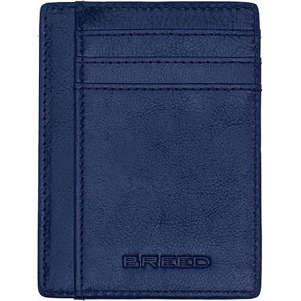 Breed Chase Front Pocket Wallet, Navy, One Size, BRDWALL003-BLU
