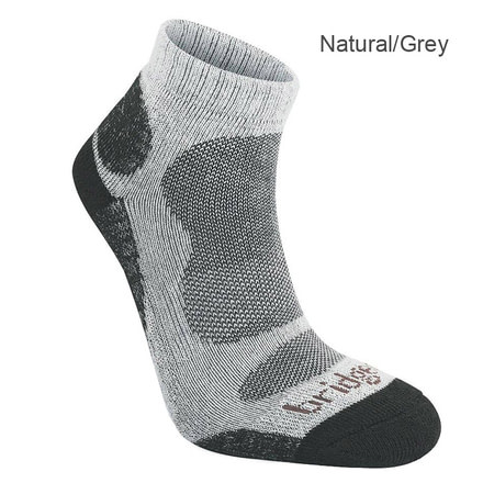 Bridgedale Bamboo Lo Socks - Men's-Natural Grey-Medium