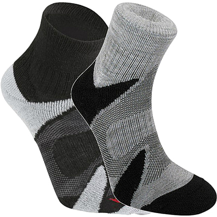 CoolFusion Multisport Light 3/4 Crew Irregular Sock - Mens-Assorted-Medium