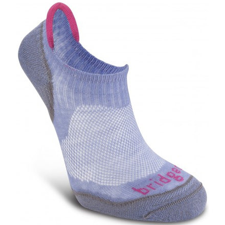 Bridgedale CoolFusion Run Na-kd Light Micro Sock - Women's-Smoky Blue-Small